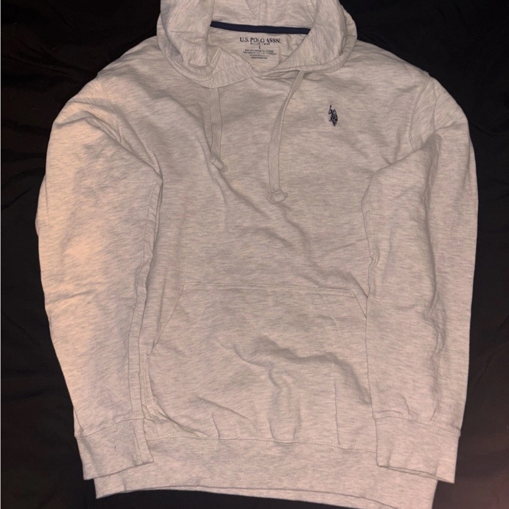 U.S. Polo Assn. Light Gray Men's Hoodie